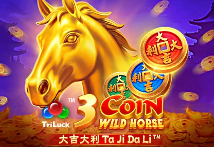 3 Coin Wild Horse – JILI game art