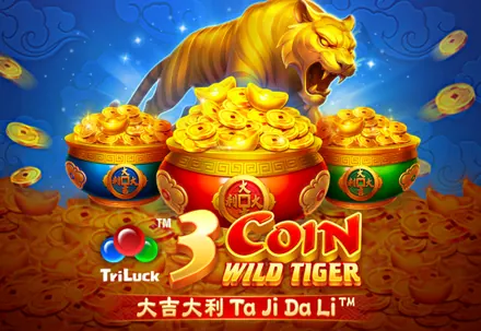 3 Coin Wild Tiger – JILI game art