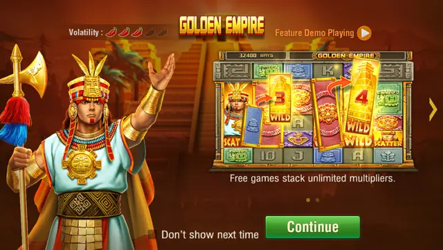 Golden Empire – in-game screen