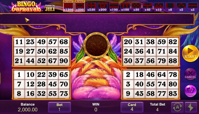 JILI Bingo Carnaval gameplay
